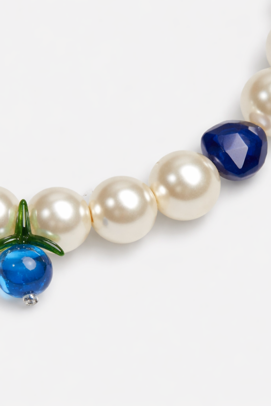 Collar de Perlas Blueberry