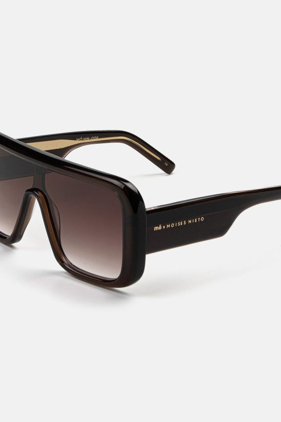 Gafas pantalla marrón | mó X MOISES NIETO